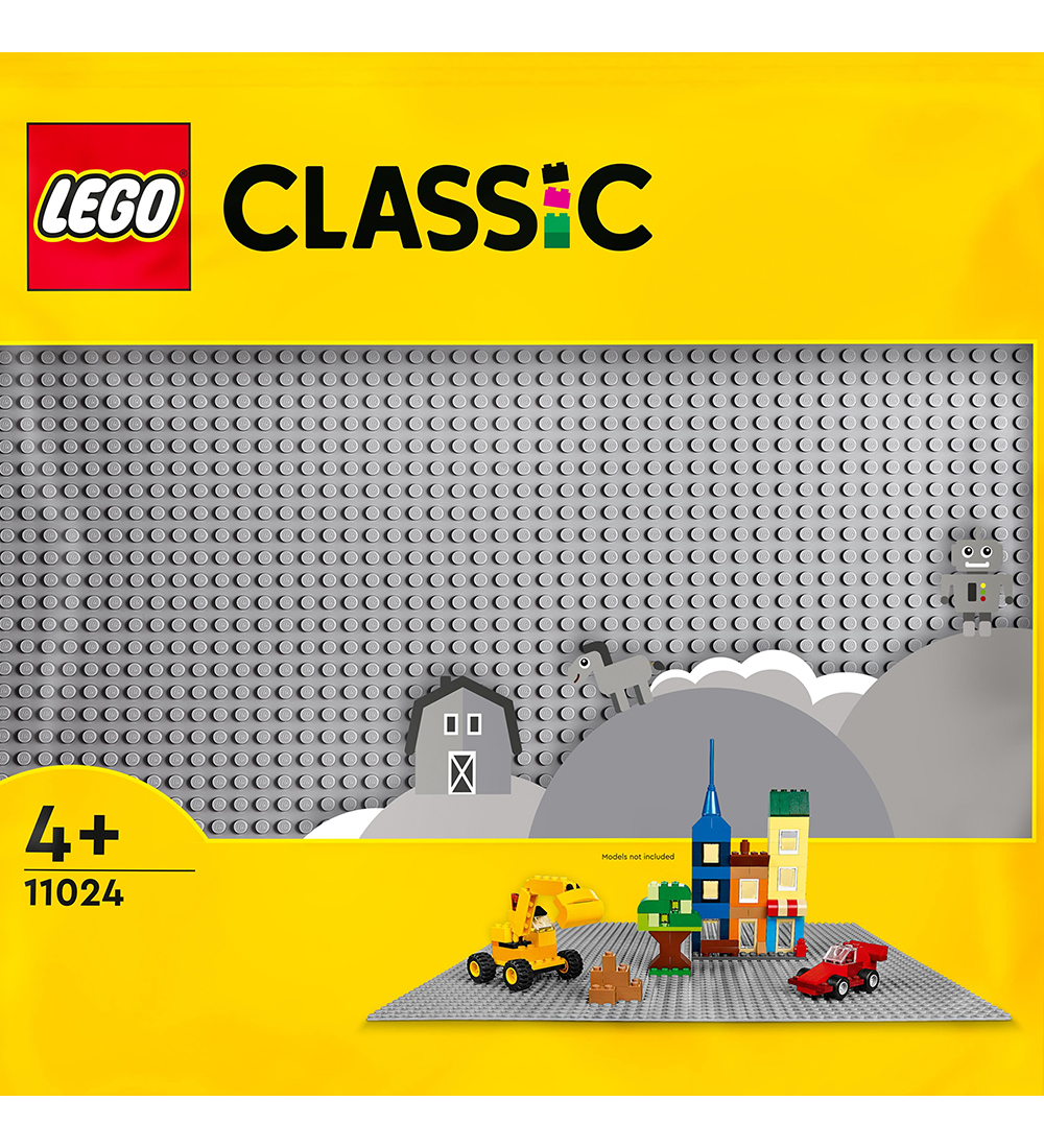 LEGO® Classic+ - Gray Baseplate - 11024