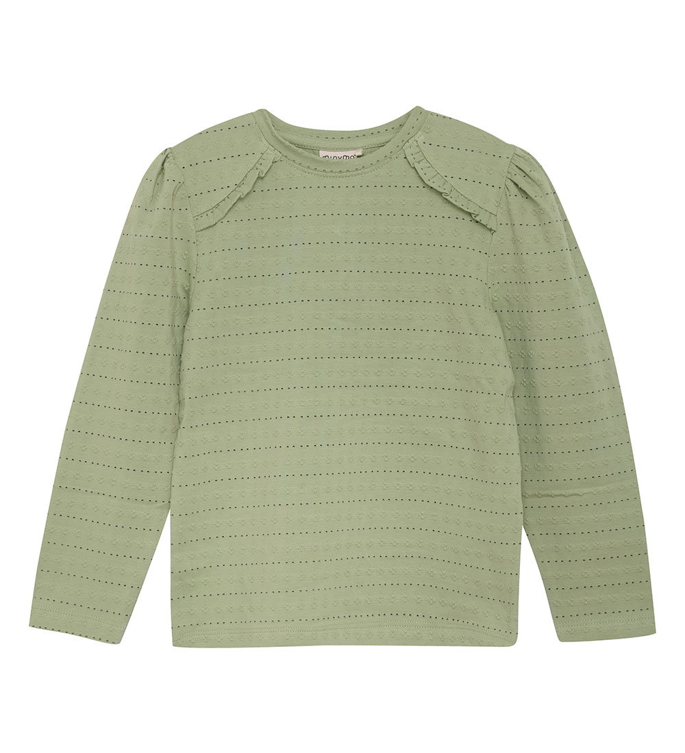 Minymo Blouse - Jaquard - Reseda