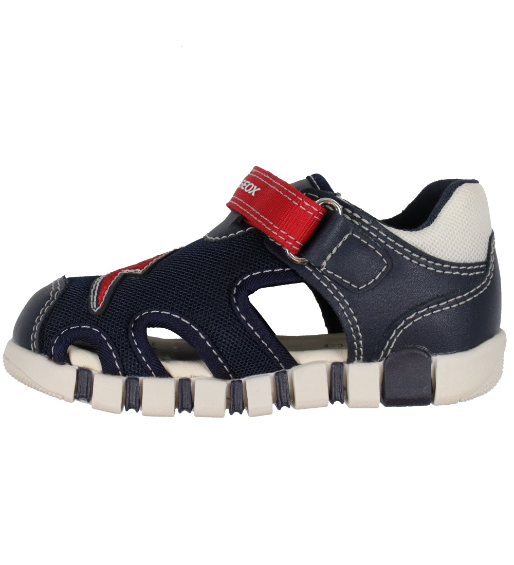 Geox Sandalar - Iupidoo - Dökkblátt/Rautt