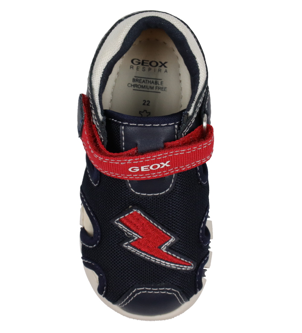 Geox Sandalar - Iupidoo - Dökkblátt/Rautt