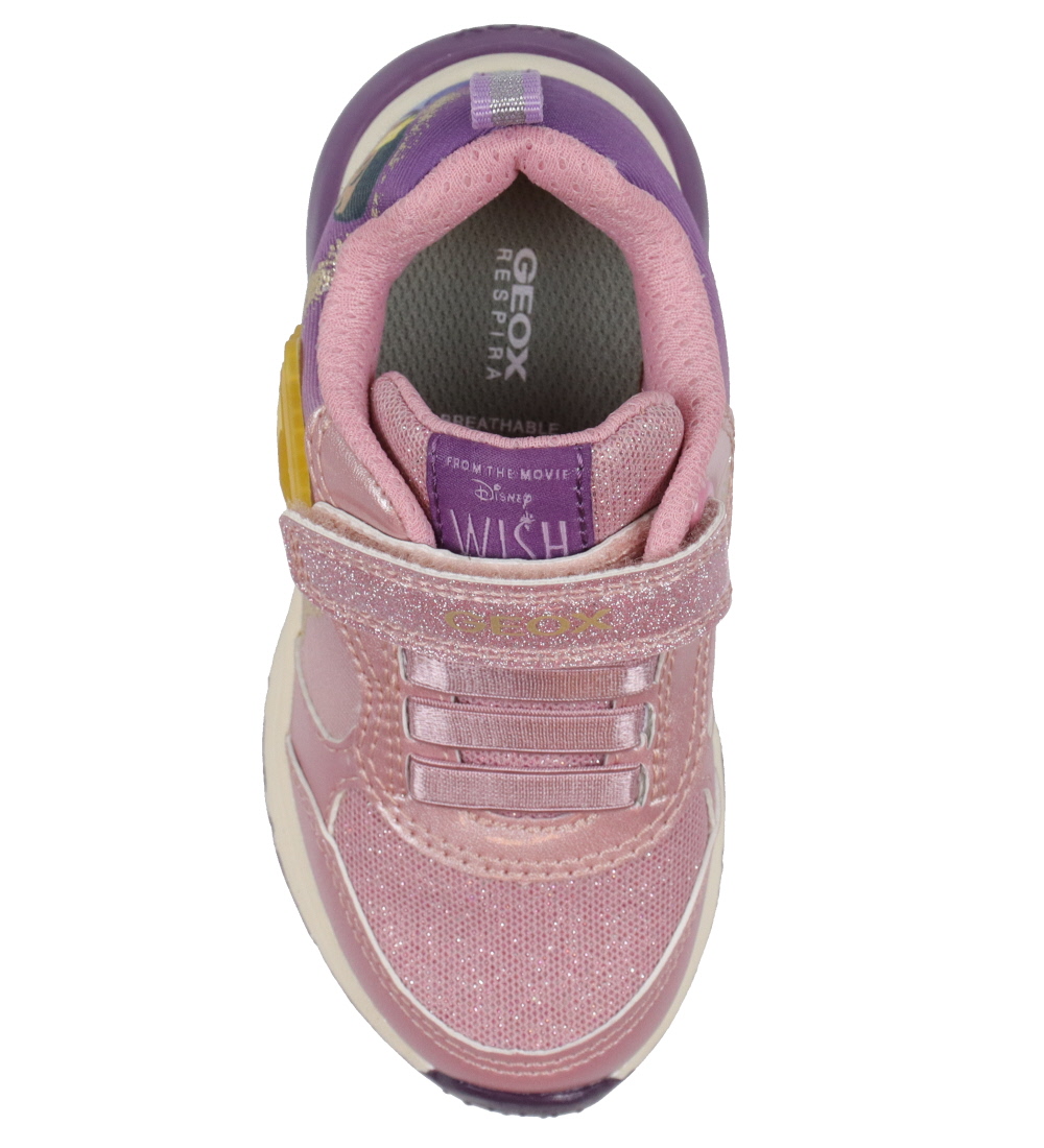 Geox Shoes w. Light - Spaceclub - Pink/LT Prune