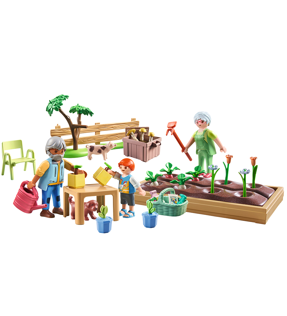 Playmobil Country - Idyllic kitchen garden with grandparents - 7