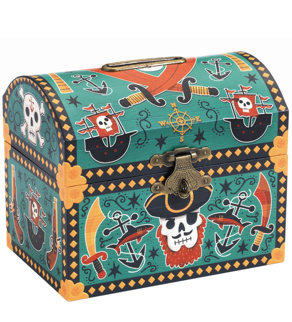 Djeco Spardose - 10x12 cm - Piraten