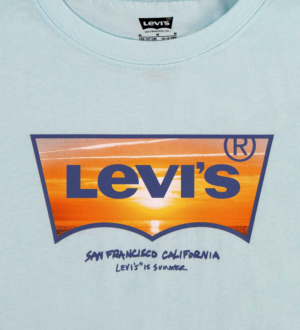 Levis T-skjorte - Sunset Flaggermusvinge - Clearwater