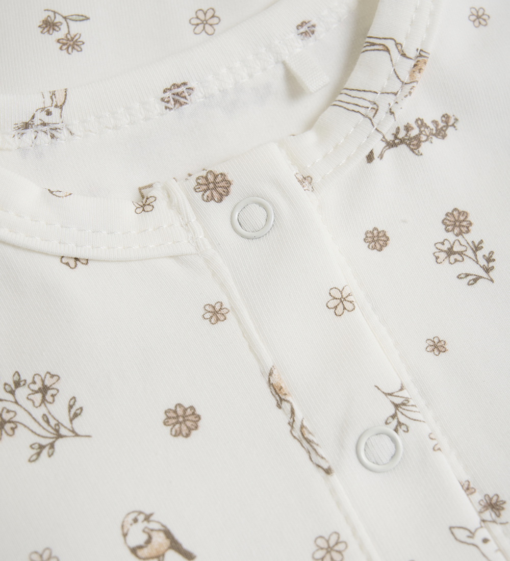 Fixoni Jumpsuit - Silver Peony w. Print