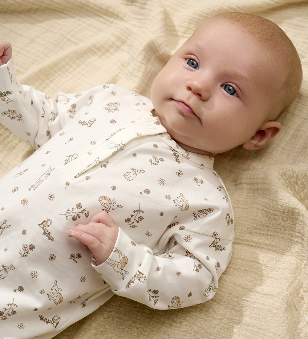 Fixoni Jumpsuit - Silver Peony w. Print