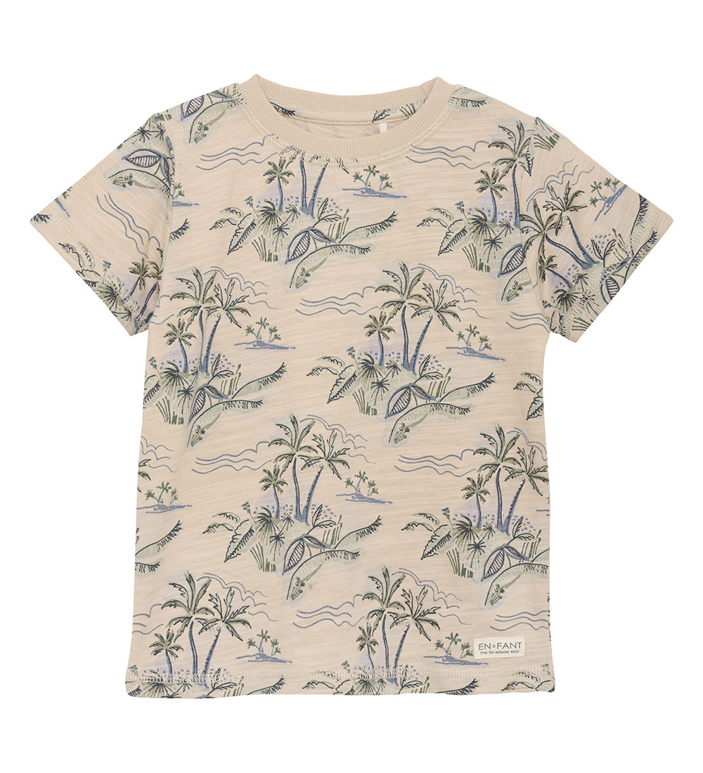 En Fant T-shirt - Slub - Cement w. Print