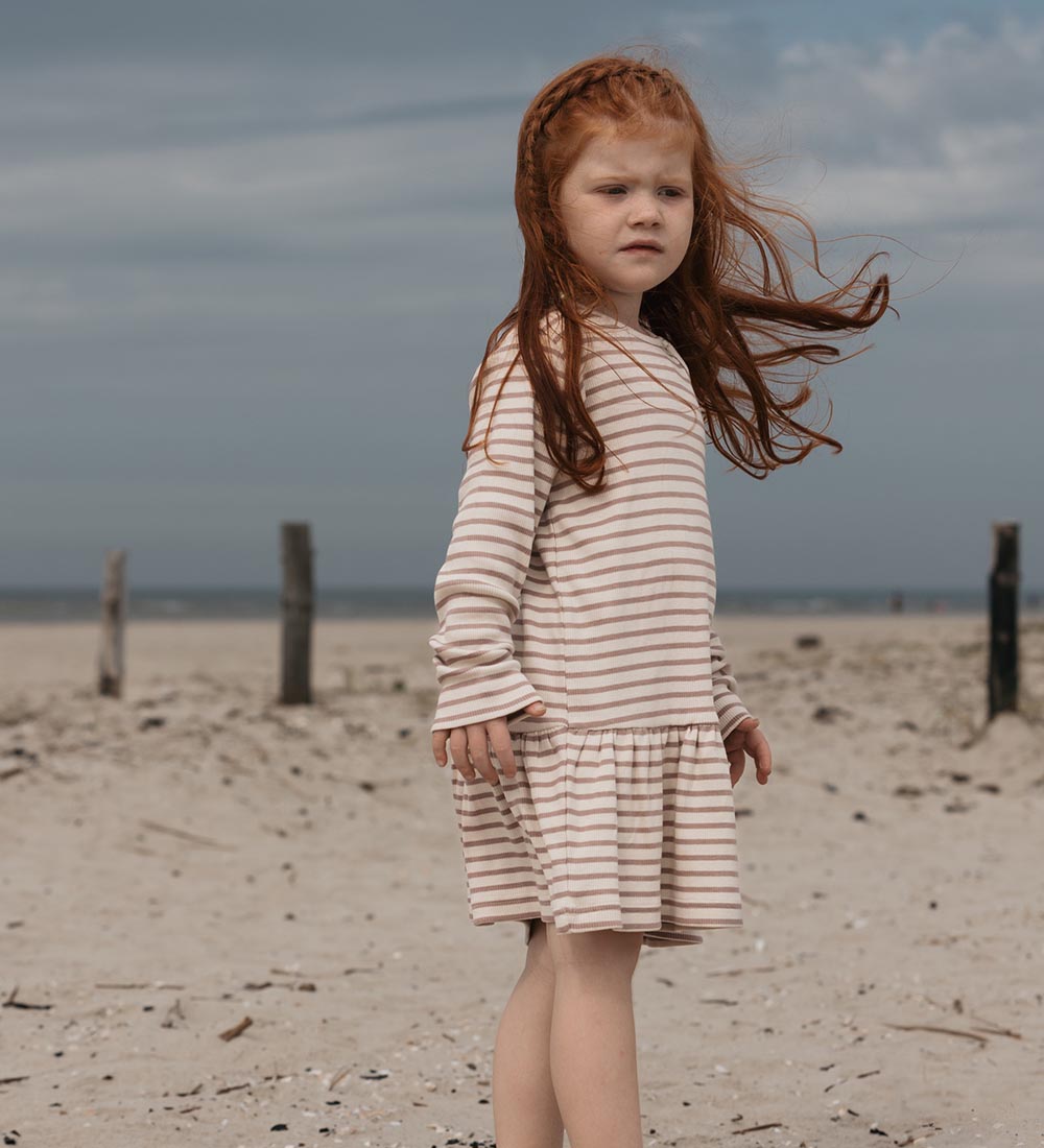 Petit Piao Dress - Rib - Modal - Rose Fawn