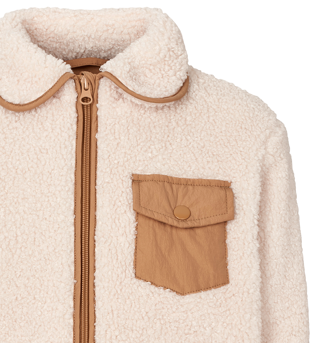 MarMar Fleece Jacket - Olda - Cumin Block