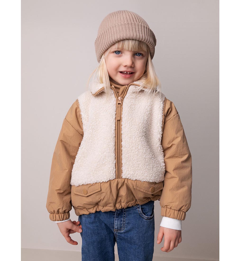 MarMar Fleece Jacket - Odys - Cumin Block