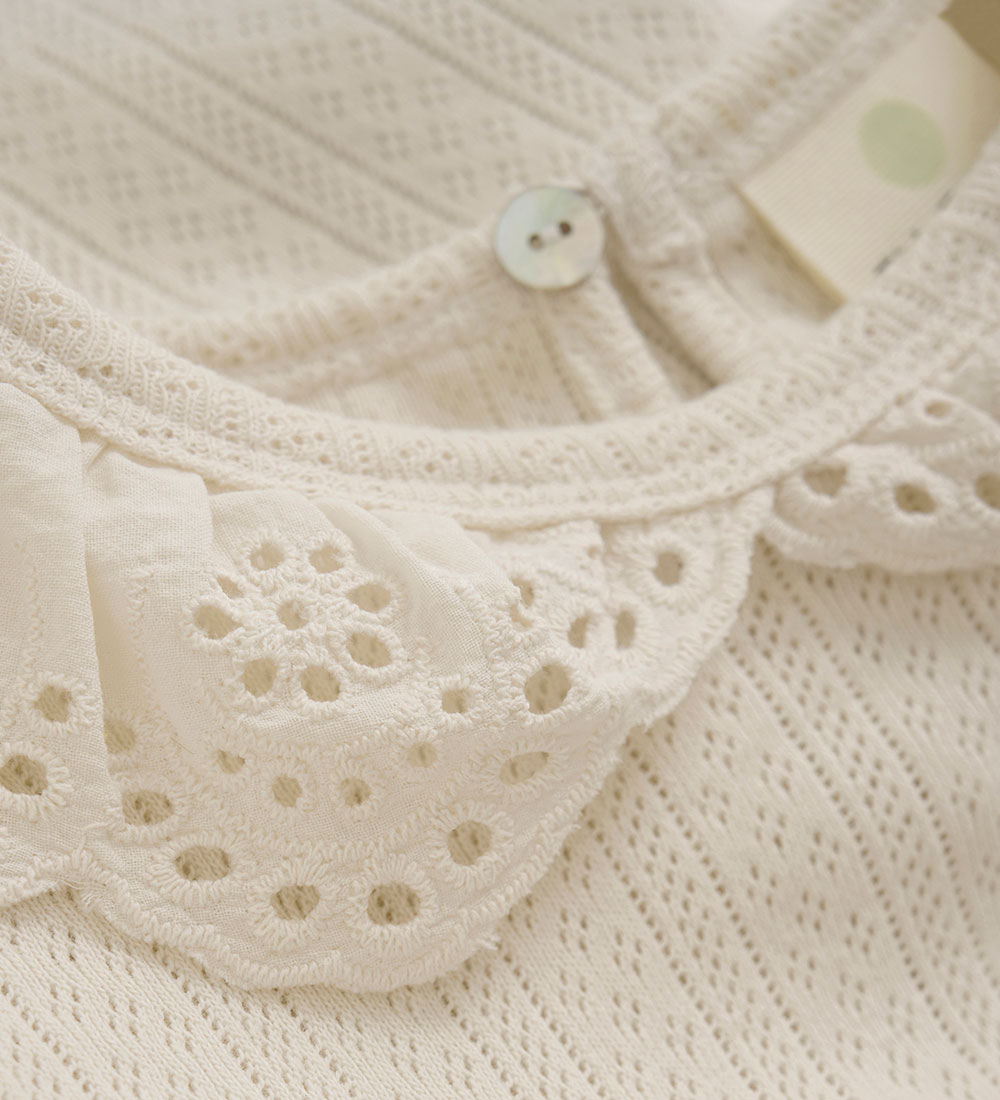 En Fant T-shirt - Pointelle - Egg nog