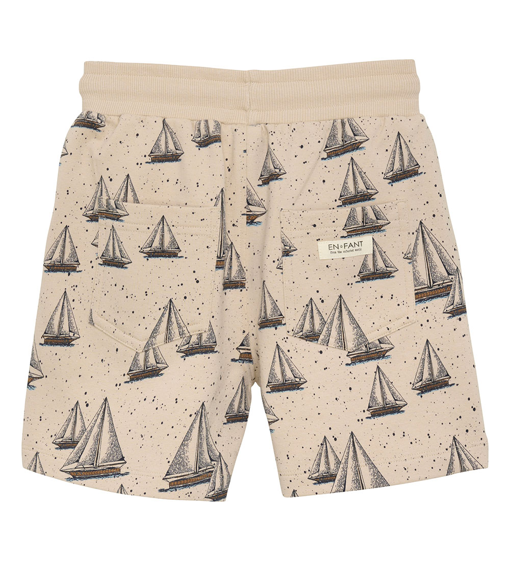 Shorts en Molleton En Fant - Ciment