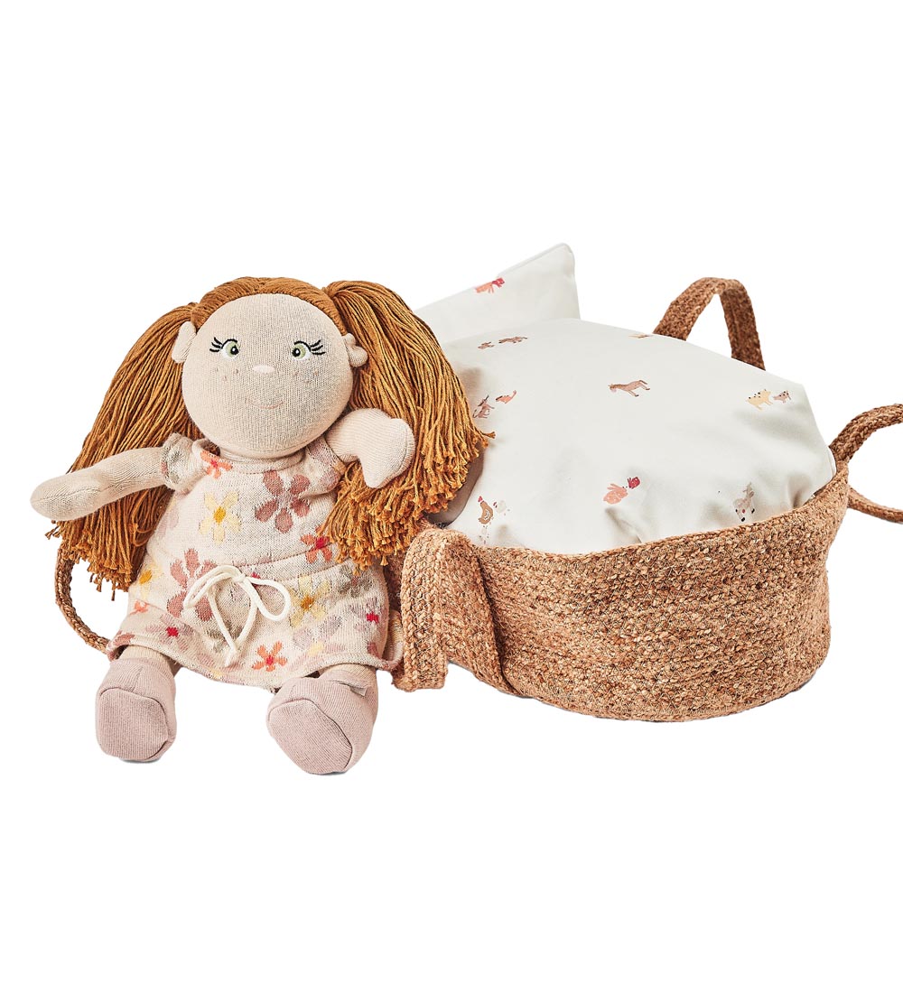 Smallstuff Doll Bedding - Farm Living - Peach