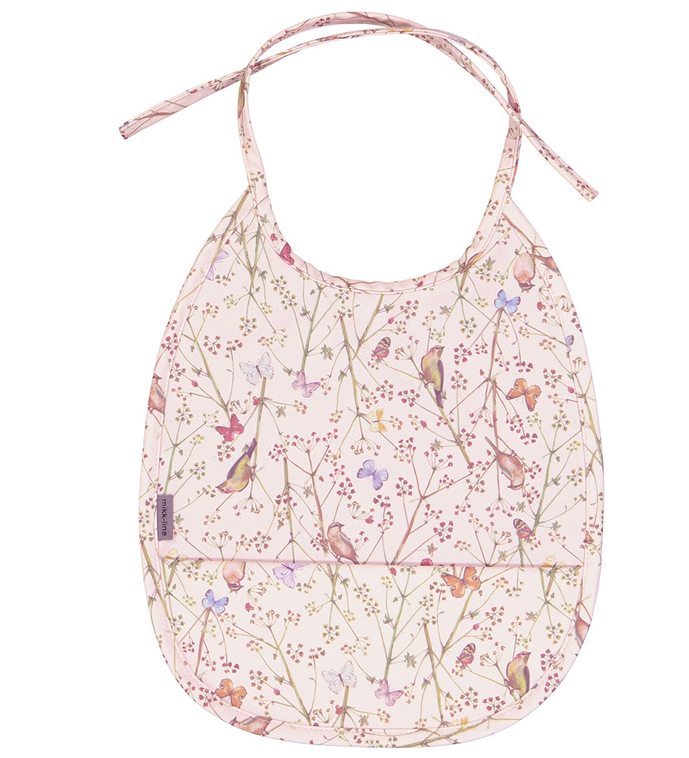 Mikk-Line Bib - Card - PU - Cayenne w. Flowers