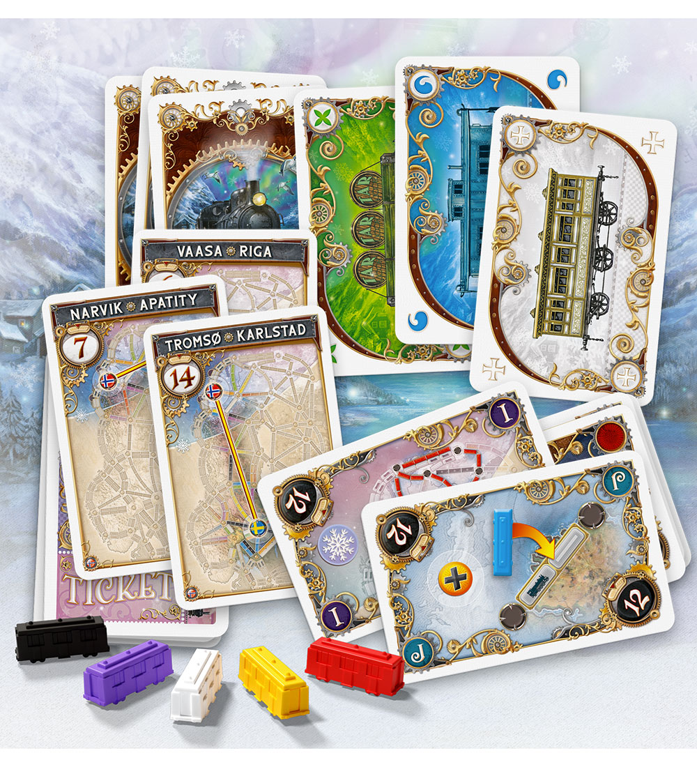 Asmodee - Ticket to Ride Board Game - Northern Lights - Nordic