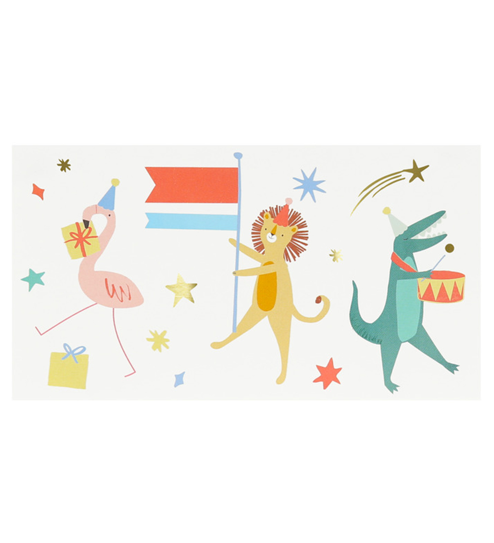 Meri Meri Tattoos - Animal Parade