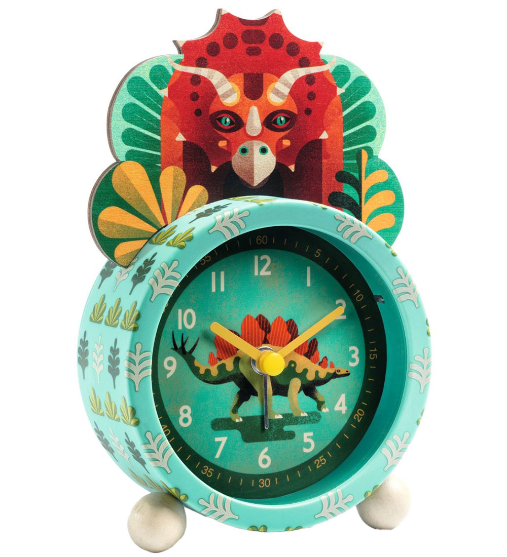 Djeco Alarm clock - 8.5x13.5 cm - Dinosaur
