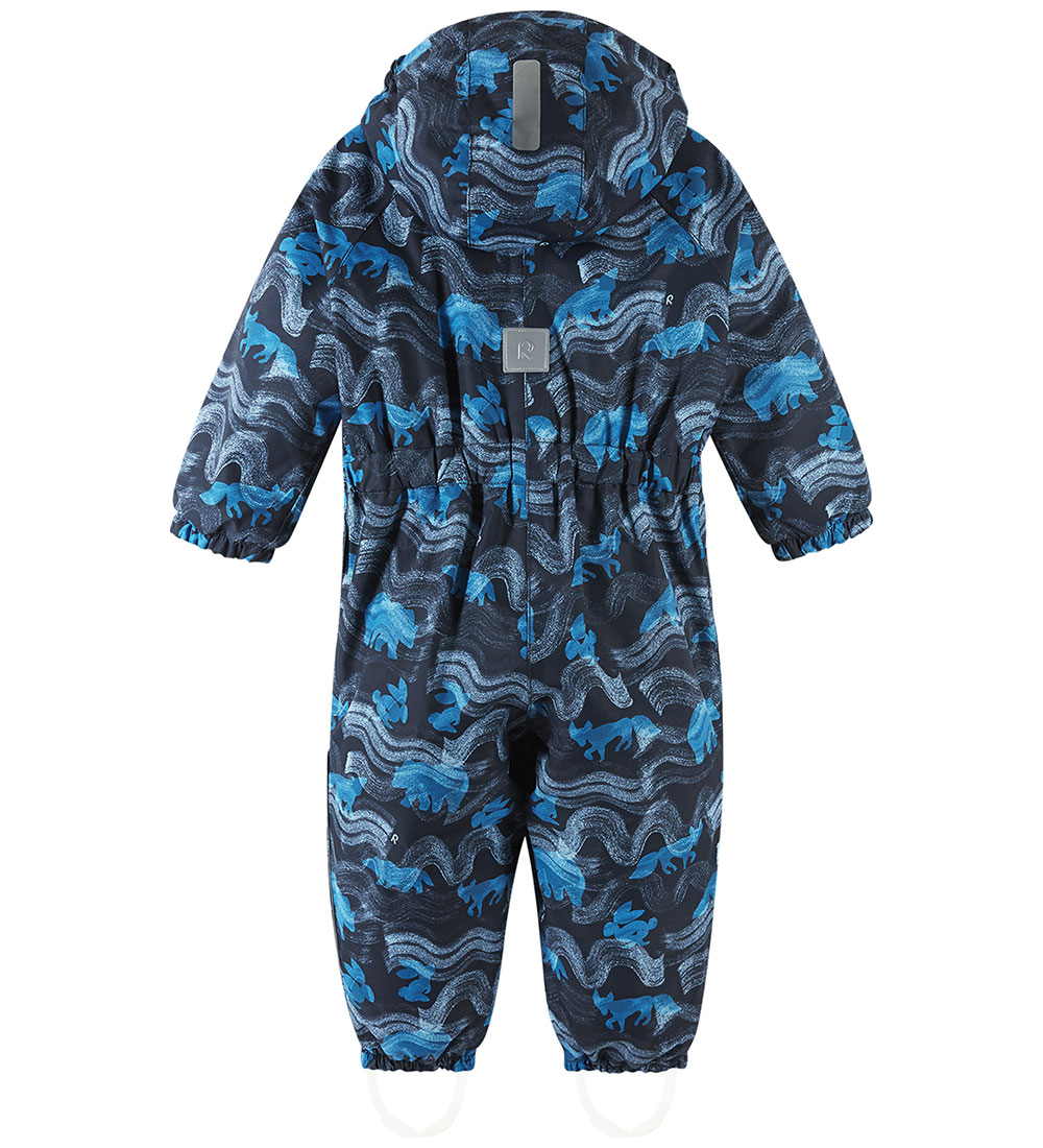 Reima Snowsuit - Puhuri - Navy w. Print