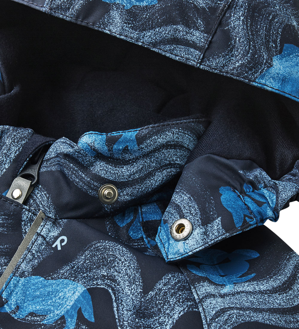 Reima Snowsuit - Puhuri - Navy w. Print