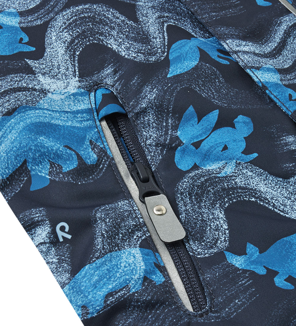 Reima Snowsuit - Puhuri - Navy w. Print