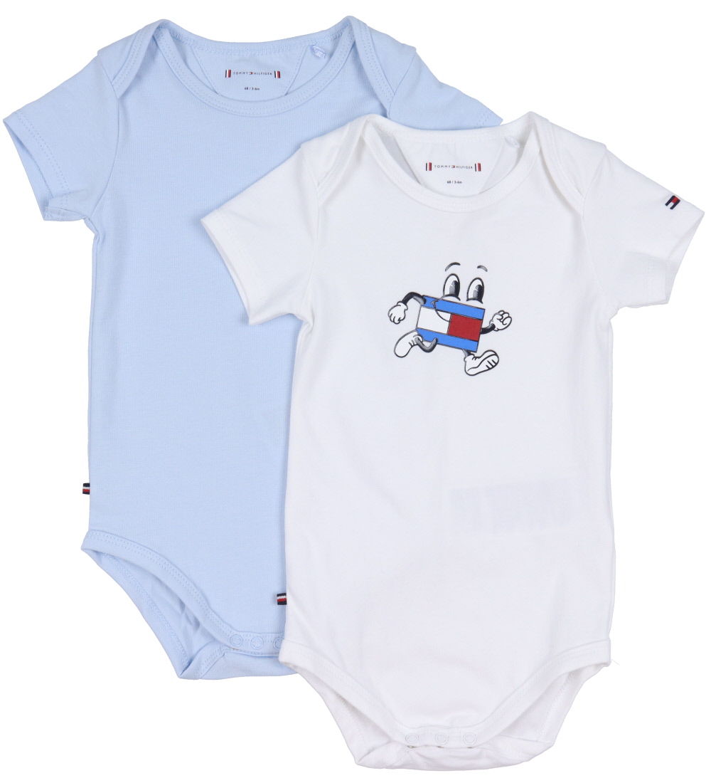 Tommy Hilfiger Geschenktüte - Body k/ä - 2er-Pack - Luftig Blue