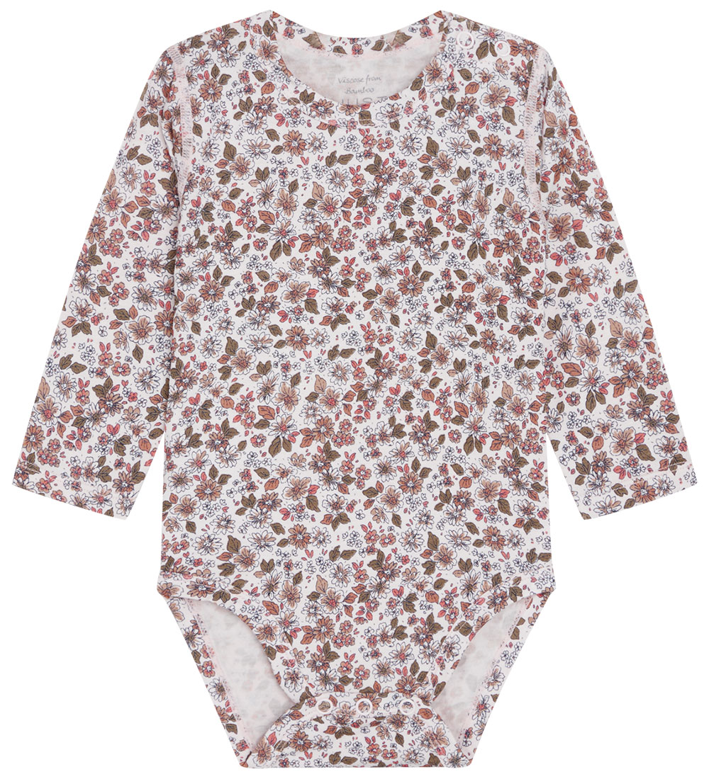 Hust and Claire Bodysuit l/s - Buller - Bamboo - Rose Morn