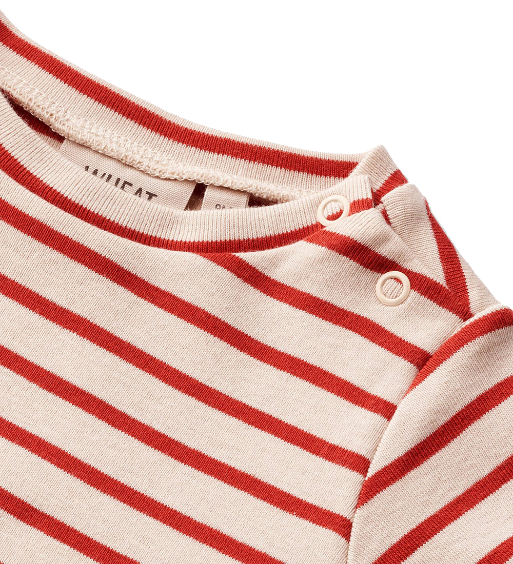 Wheat Dress - Anna - Red Stripe
