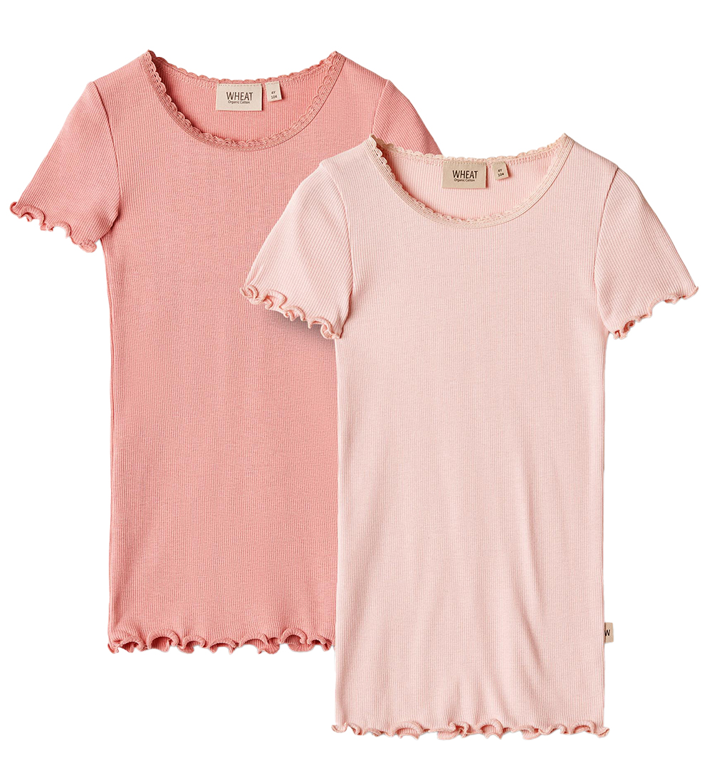 Wheat T-shirt - Rib - 2-Pack - Katie - Rosette Ballet