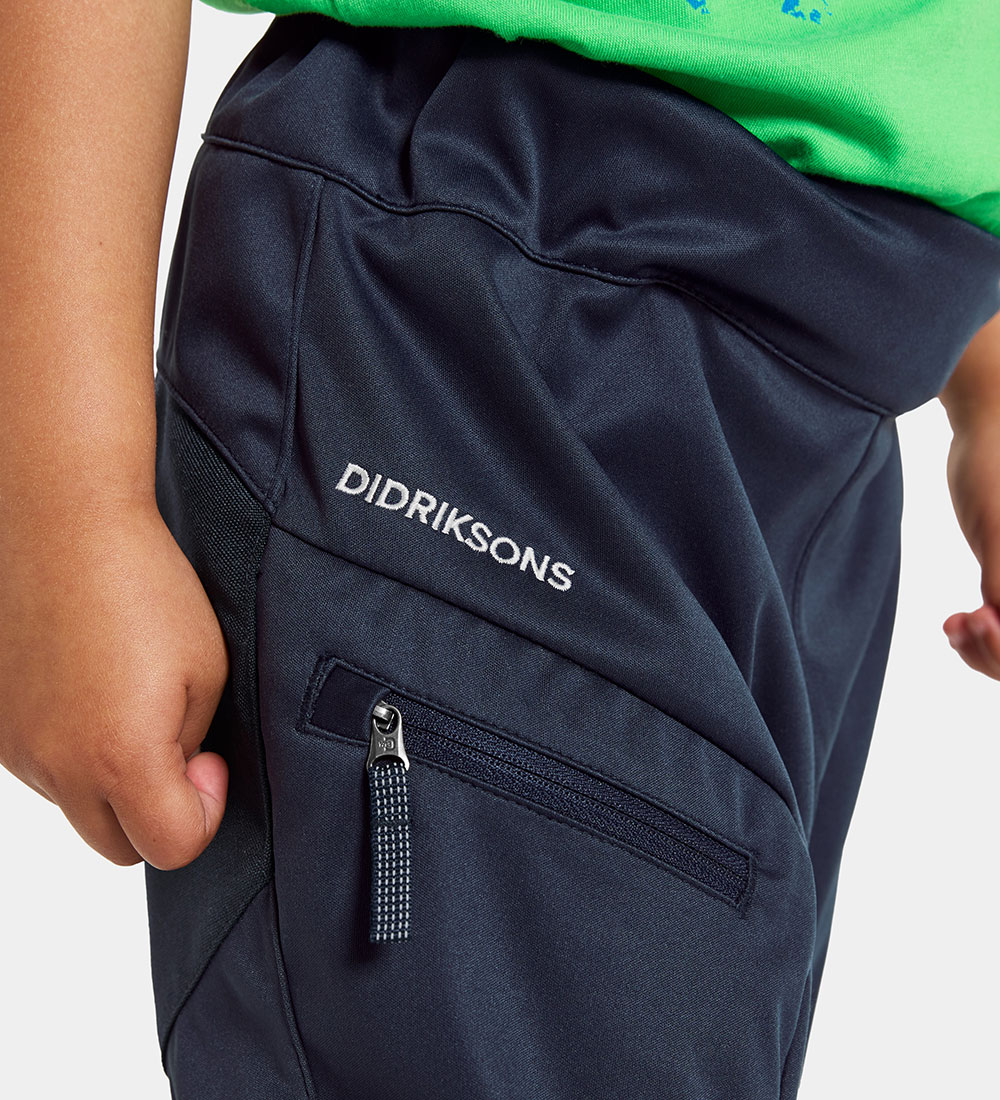 Didriksons Softshell Pants - Lövet - Navy