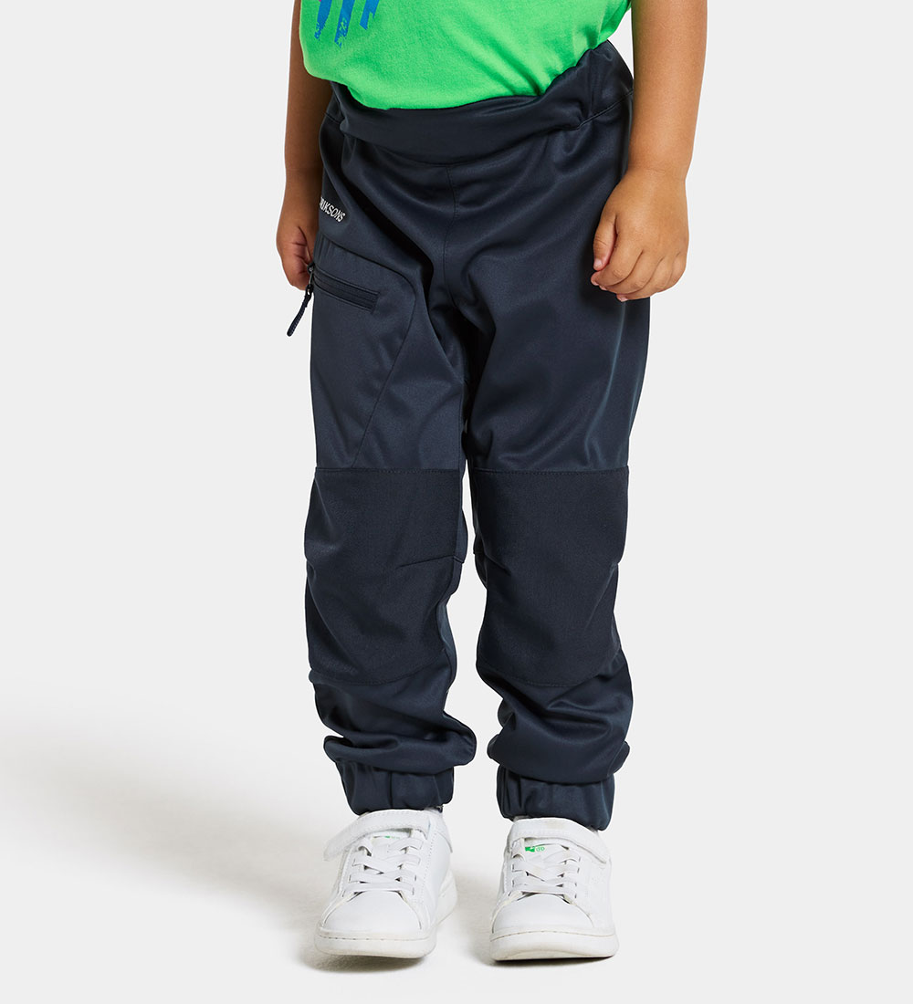 Didriksons Softshell Pants - Lövet - Navy