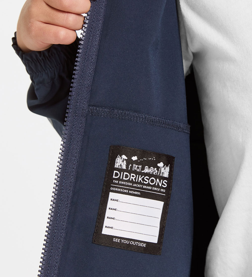 Didriksons Sommerjacke - Himbeere - Navy