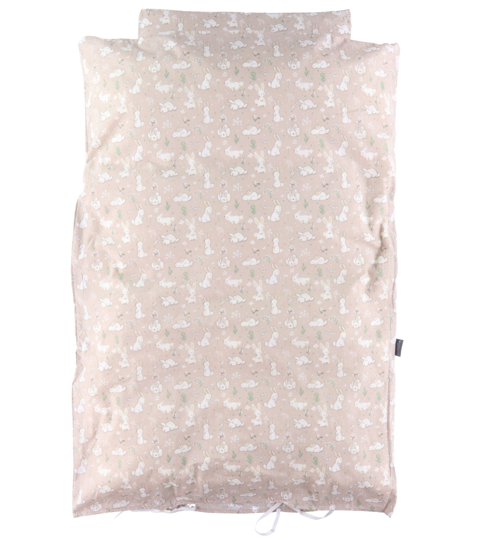 Nørgaard Madsens Bedding - Baby - Pink w. White Rabbits