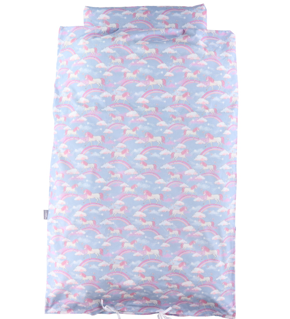 Nørgaard Madsens Bedding - Adult - Denim w. Unicorns/Regnb