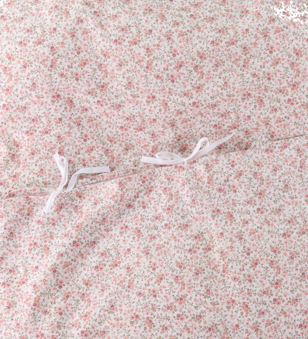 Nørgaard Madsens Bedding - Baby - White w. Small flowers