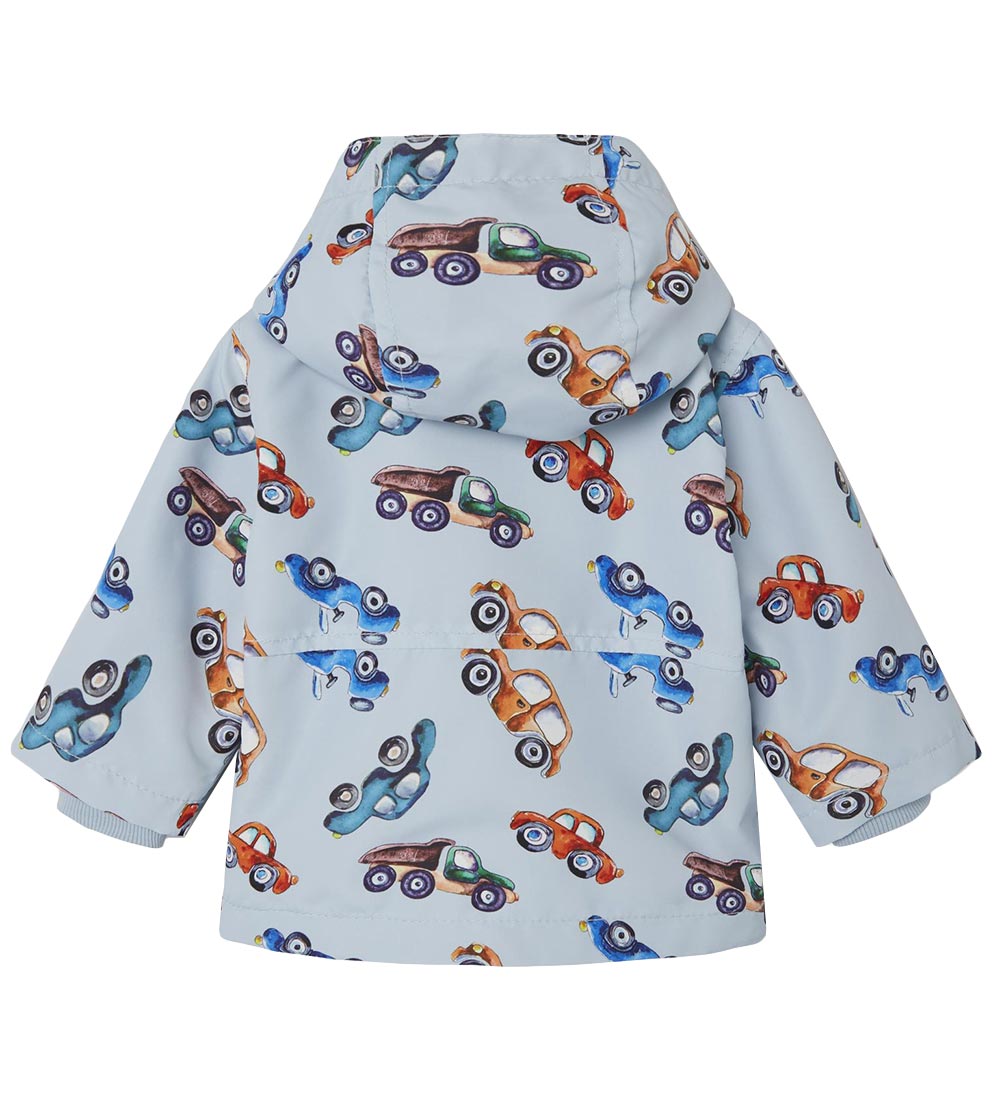 Name It Lightweight Jacket - NbmMax - Celestial Blue w. Cars