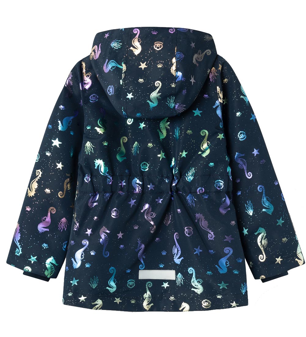 Name It Sumarjakki - NmfMaxi - Dark Sapphire M. Sjóhestar