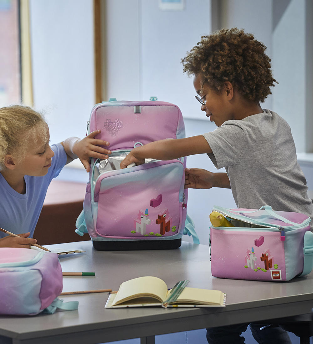 LEGO® Iconic Sparkle Cooler Bag - Pink/Blue