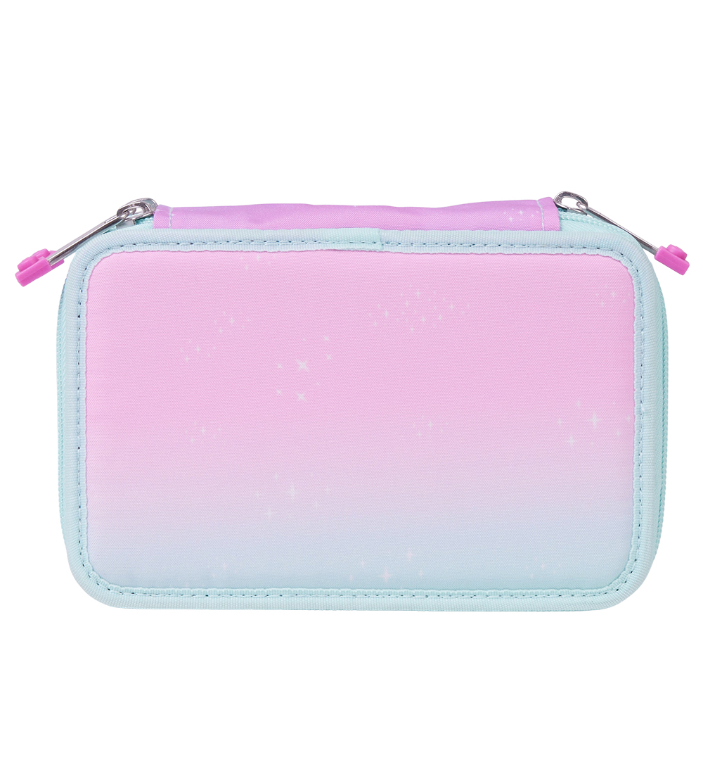 LEGO® Iconic Sparkle Pencil Case w. Contents - Pink/Blue w. Prin