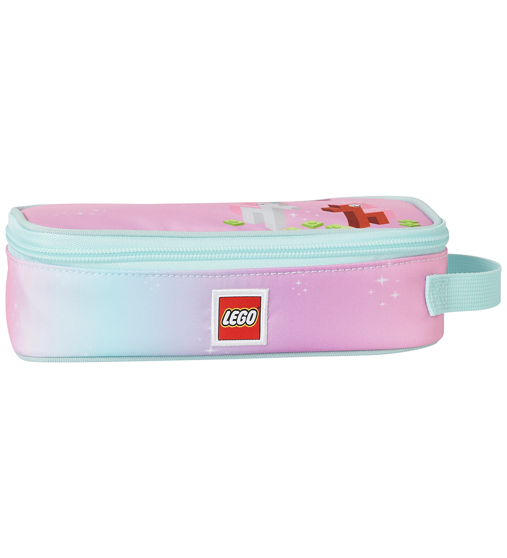 LEGO® Iconic Sparkle Pencil Case - Blue/Pink w. Print