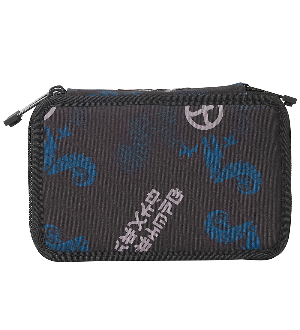 LEGO® Ninjago Federmäppchen m. Inhalt - Schwarz/Blau m. Print