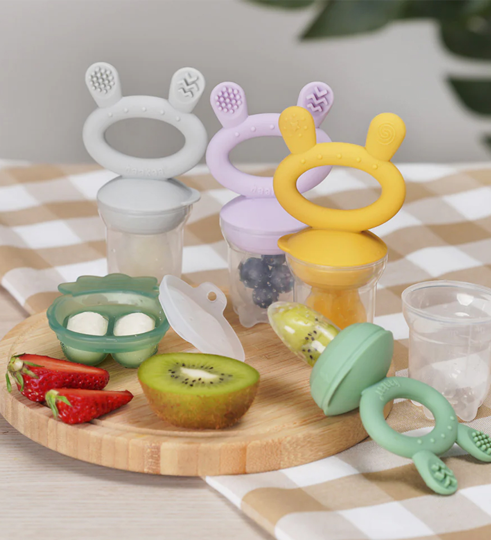 Haakaa Food Feeder w. Freezer tray - Blush
