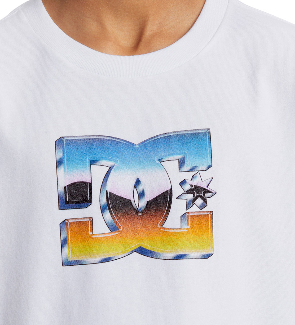 DC Sko T-skjorte - Chrome - Hvit