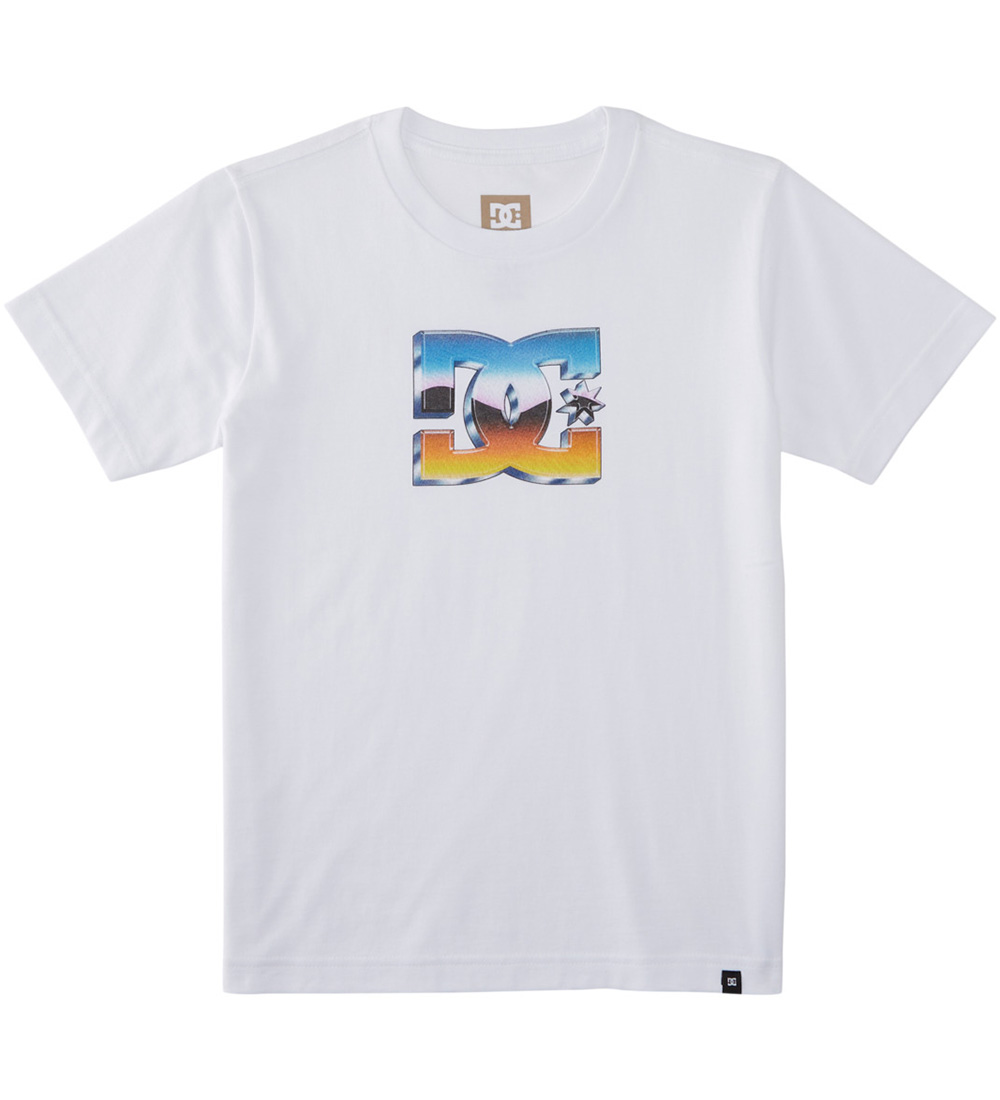 DC Sko T-skjorte - Chrome - Hvit