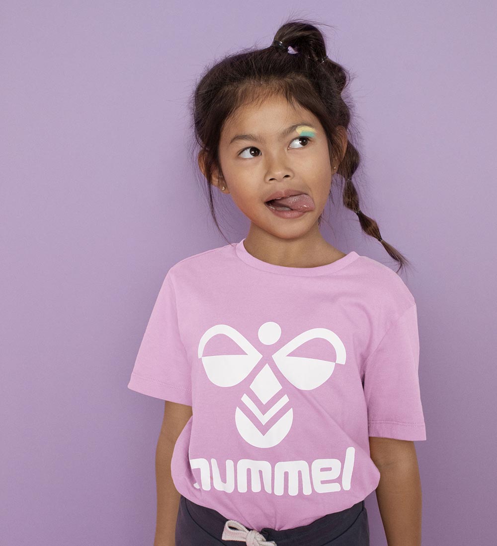 Hummel T-skjorte - hmlTres - Pastel Lavender