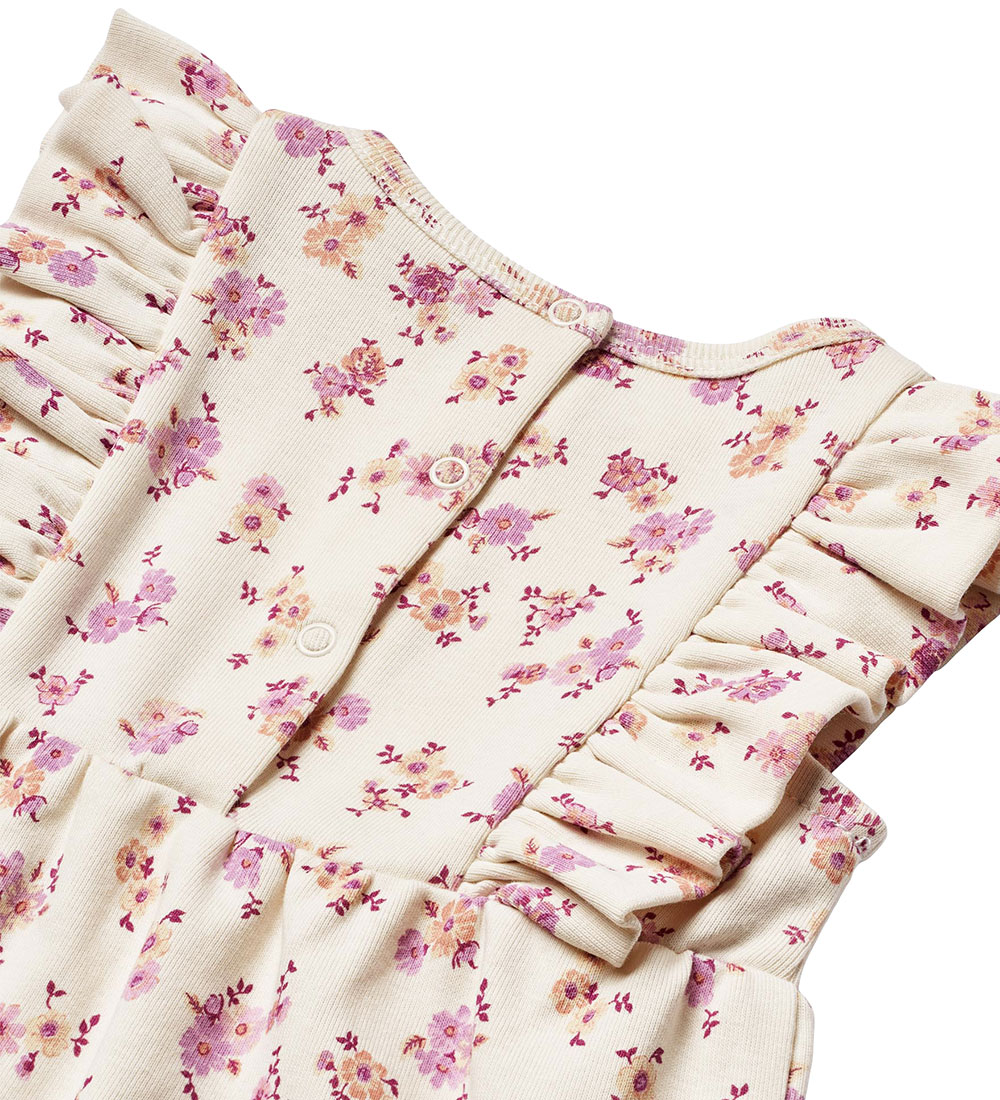Wheat Summer Romper - Havana - Shell Flowers