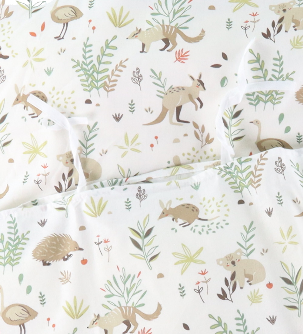 Nørgaard Madsens Bedding - Baby - White w. DYR