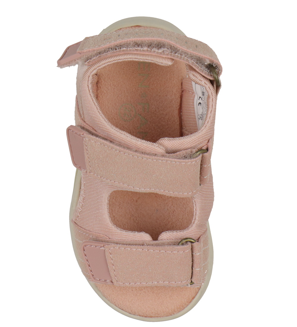 En Fant Sandal w. Velcro - Misty Rose w. Light