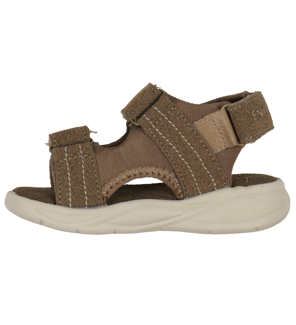 En Fant Sandal w. Velcro - Acorn w. Light
