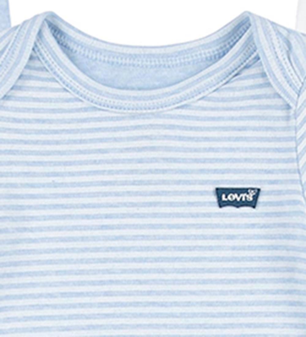 Levis Bodysuit s/s - 3-Pack - Levis Egret