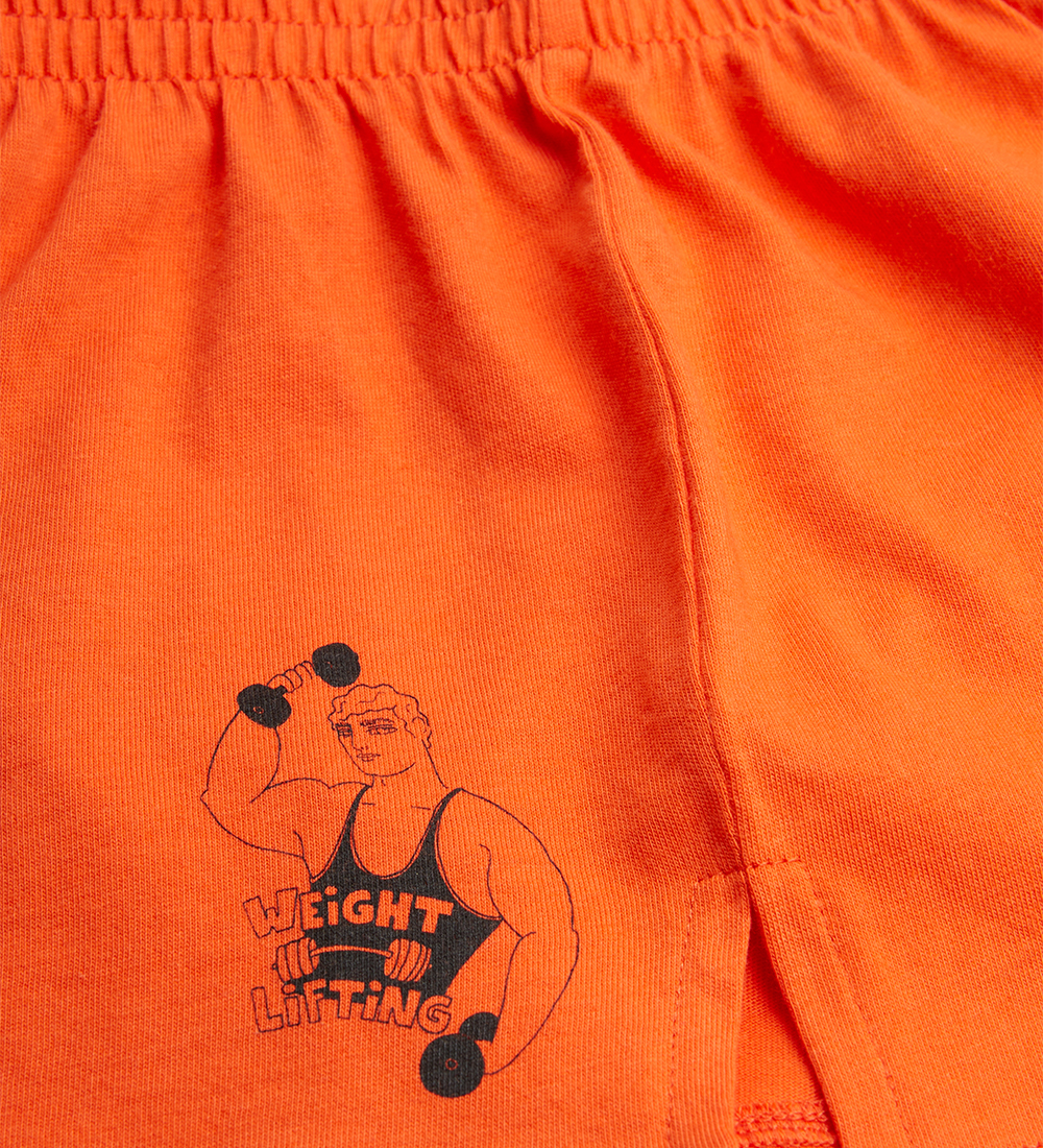 Mini Rodini Shorts - Weight Lifting - Red